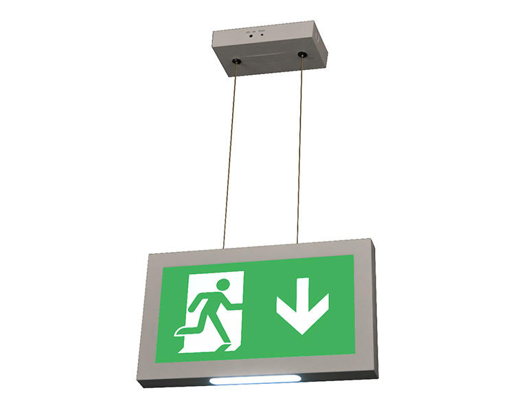 LE2915-B Cord Suspended Ceiling Mounted Exit Signs