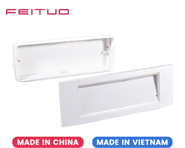 LE511AD Clear Polycarbonate Diffuser & ABS Housing Emergency Light LE511AD Clear Polycarbonate Diffuser & ABS Housing Emergency Light
