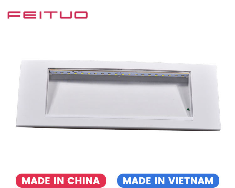 LE511AD Clear Polycarbonate Diffuser & ABS Housing Emergency Light LE511AD Clear Polycarbonate Diffuser & ABS Housing Emergency Light