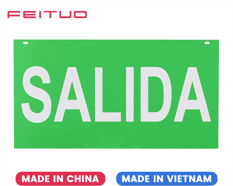 SALIDA Sign Acrylic Panel