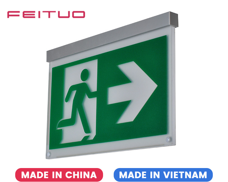 LE2916-B Aluminium Cord Suspended Ceiling Mounted Exit Signs LE2916-B Aluminium Cord Suspended Ceiling Mounted Exit Signs