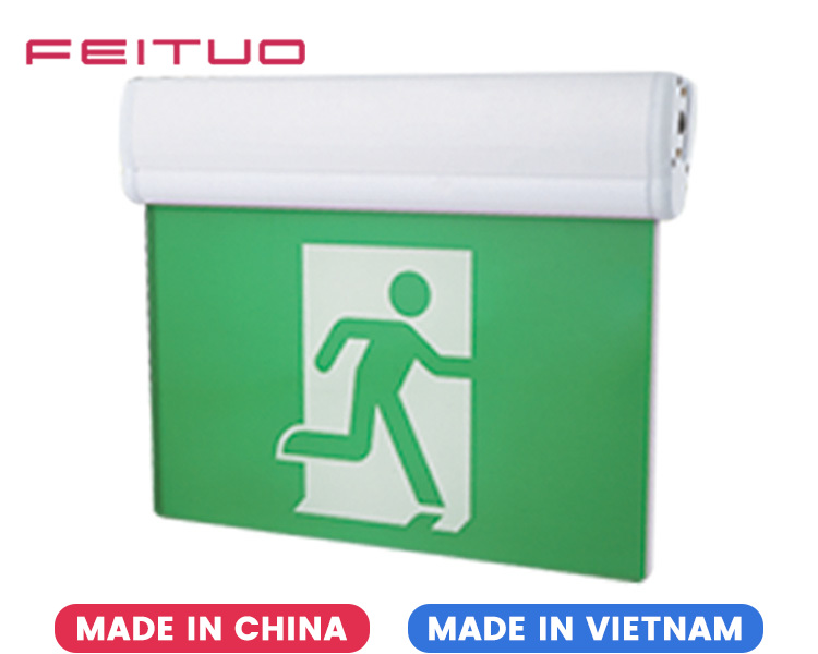 JELRM Aluminum 6 Inch Running Man LED Emergency Exit Sign JELRM Aluminum 6 Inch Running Man LED Emergency Exit Sign