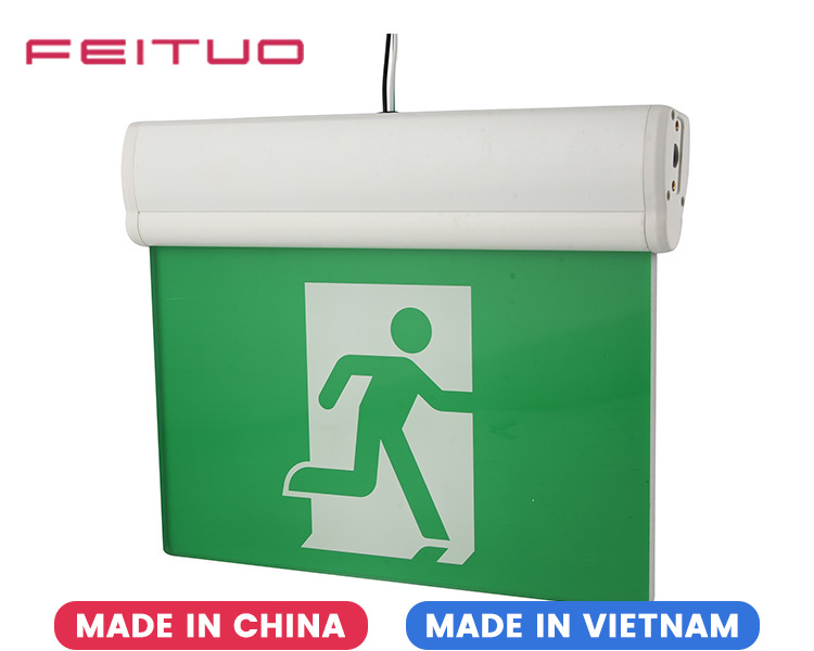 JELRM Aluminum 6 Inch Running Man LED Emergency Exit Sign JELRM Aluminum 6 Inch Running Man LED Emergency Exit Sign
