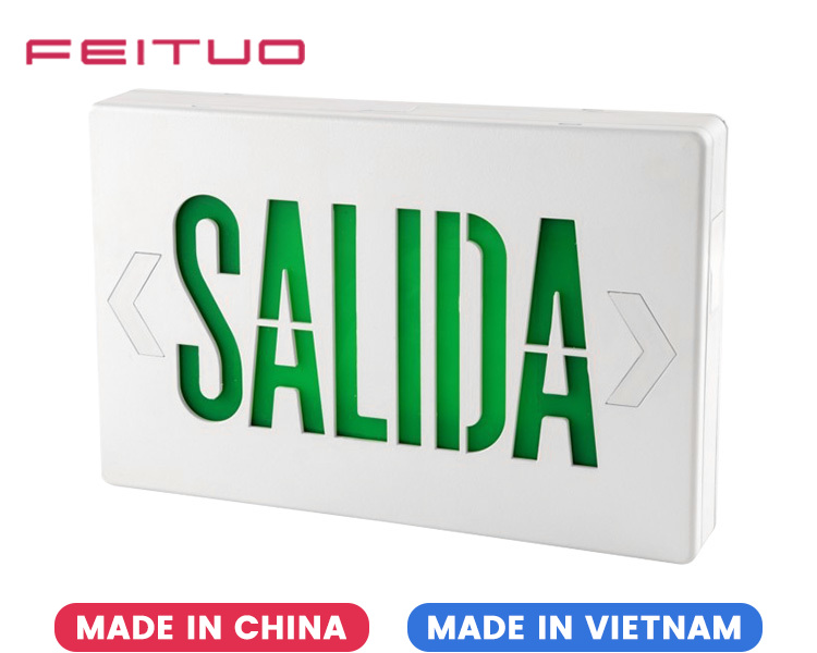 JEE2GWE-SA 6 Inch Culus Approved Green Exit Signs