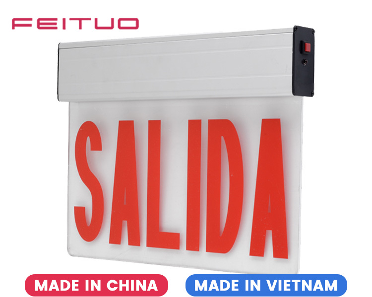 JEL1RW Single Face 6 Inch 12 Exit Light