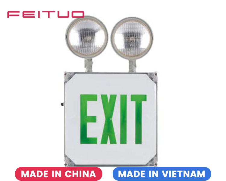 JECWPG WET Location Emergency EXIT SIGN Combo JECWPG WET Location Emergency EXIT SIGN Combo