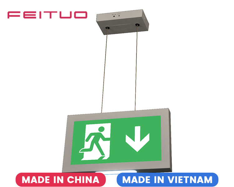 LE2915-B Cord Suspended Ceiling Mounted Exit Signs LE2915-B Cord Suspended Ceiling Mounted Exit Signs