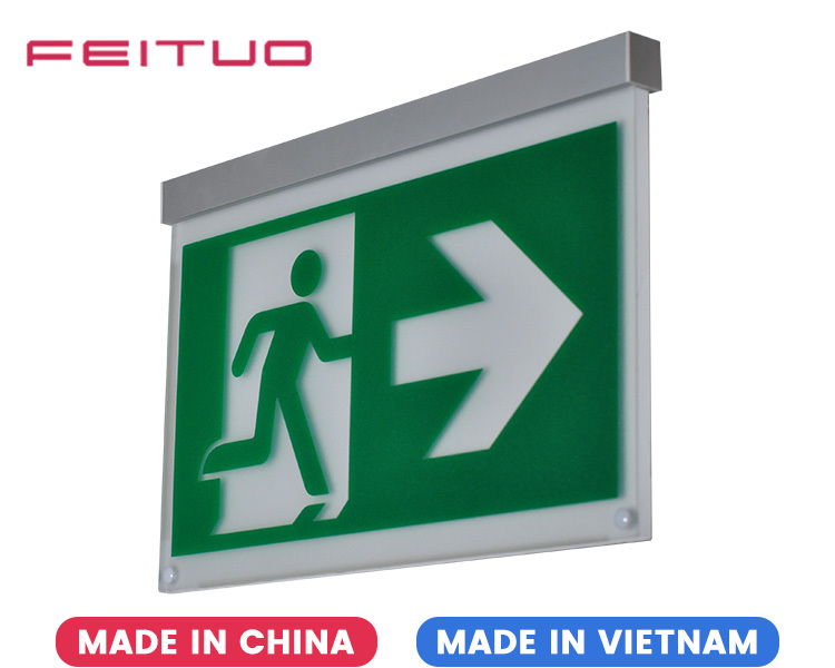 LE2916-A Aluminium Wall Mounted Single Face Exit Signs LE2916-A Aluminium Wall Mounted Single Face Exit Signs