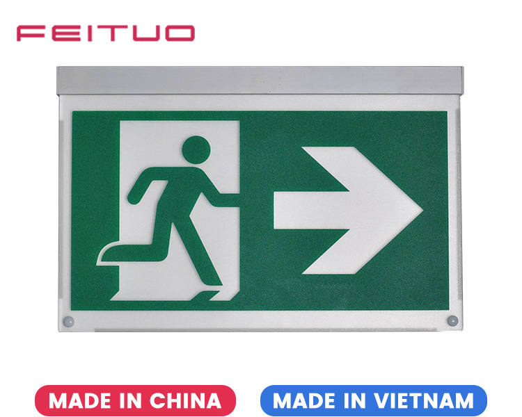 LE2916-A Aluminium Wall Mounted Single Face Exit Signs LE2916-A Aluminium Wall Mounted Single Face Exit Signs