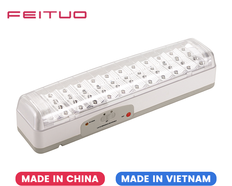 238L 30 White LEDs Rechargeable Emergency Light