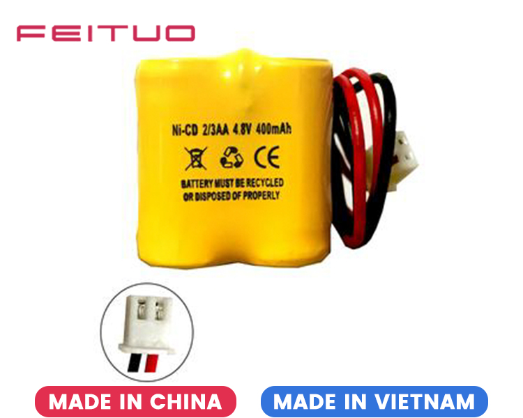 Ni-Cad Battery 4.8V 400mAh Ni-Cad Battery 4.8V 400mAh