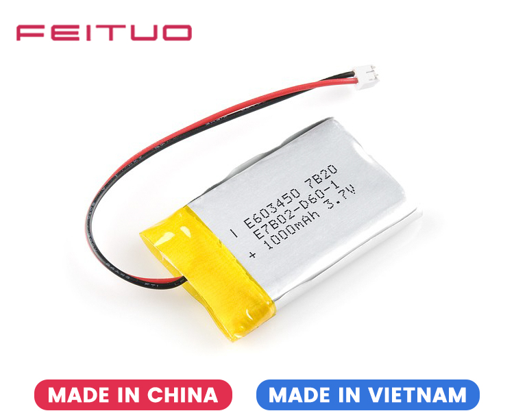 Li-ion Battery 3.7V 1000mAh Li-ion Battery 3.7V 1000mAh