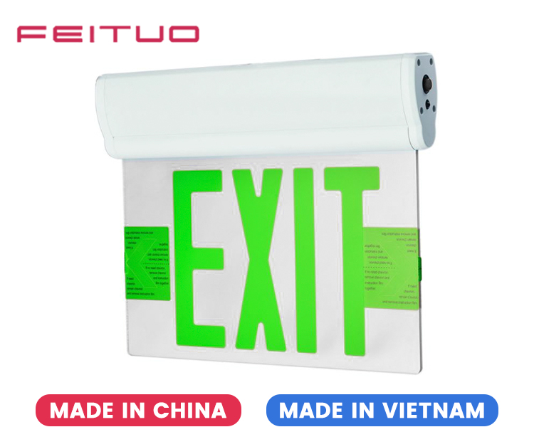 JELCEX1GC-Single Face Plastic Body 6 Inch LED Emergency Exit Sign JELCEX1GC-Single Face Plastic Body 6 Inch LED Emergency Exit Sign