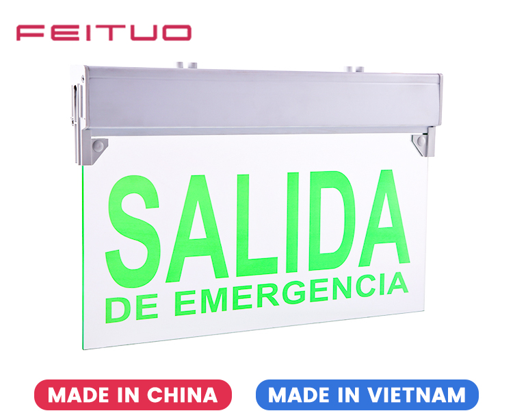 LE297-LED Emergency Exit Sign With Acrylic Panel
