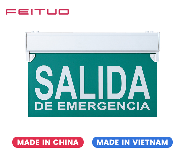 LE297-LED Emergency Exit Sign With Acrylic Panel