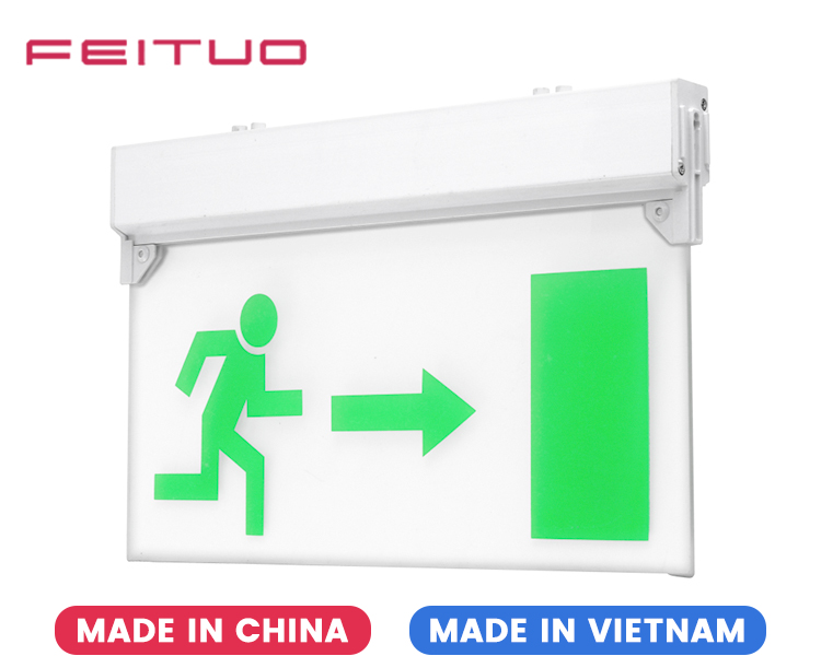 LE297-LED Emergency Exit Sign With Acrylic Panel