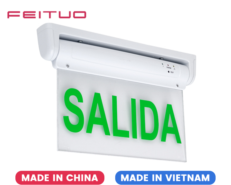 LE2912-5 or 10xgreen Leds Emergency Exit Sign