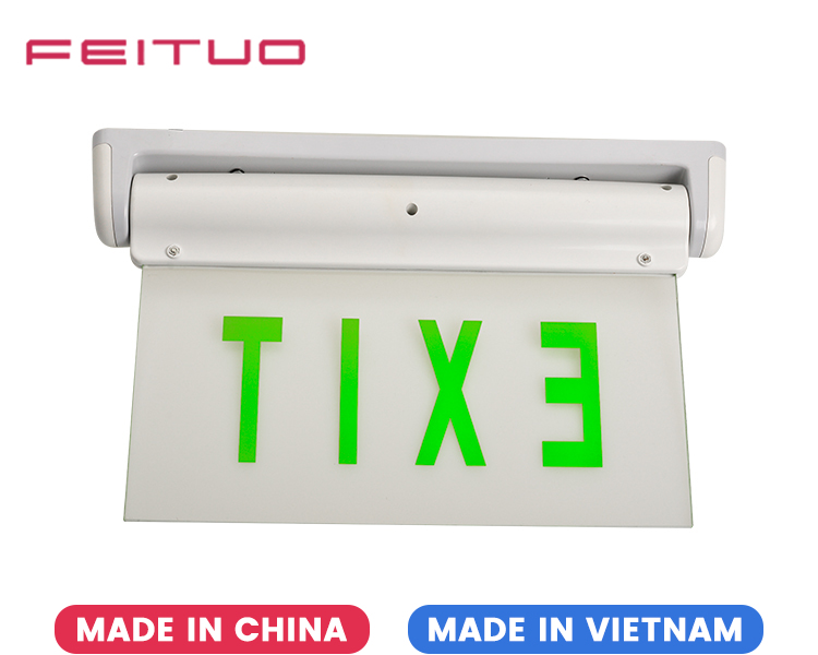 LE2912-5 or 10xgreen Leds Emergency Exit Sign