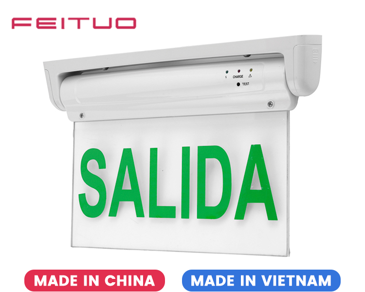 LE2912-5 or 10xgreen Leds Emergency Exit Sign