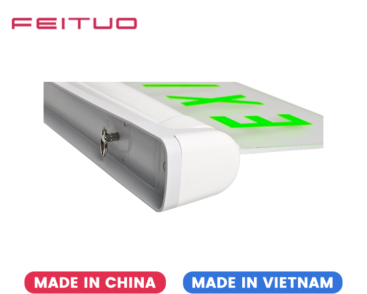 LE2912-5 or 10xgreen Leds Emergency Exit Sign