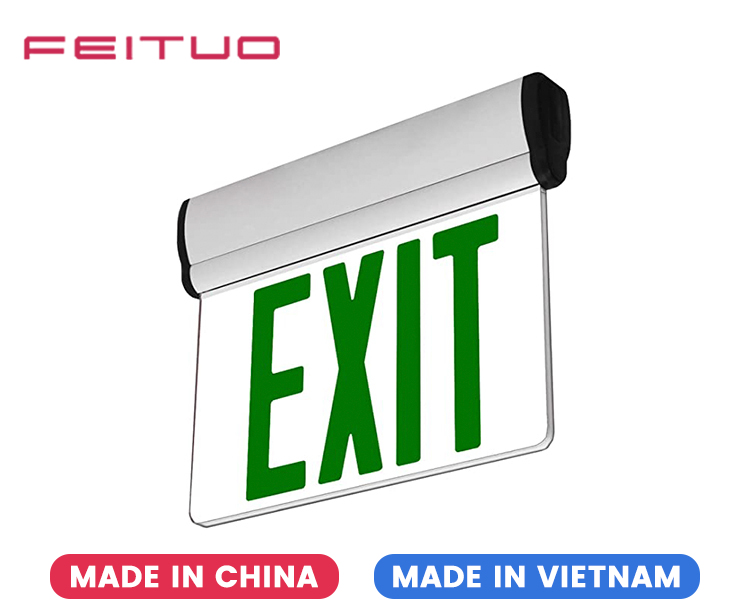 JELBEX1GC-Single Face 6 Inch LED Emergency Exit Sign
