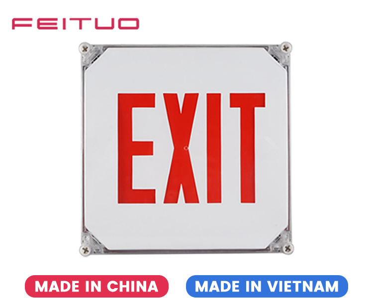 JEEWPR-Outdoor Waterproof Red LED Exit Light