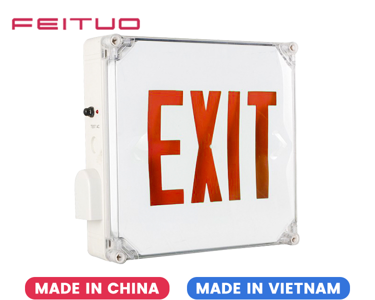 JEEWPR-Outdoor Waterproof Red LED Exit Light JEEWPR-Outdoor Waterproof Red LED Exit Light