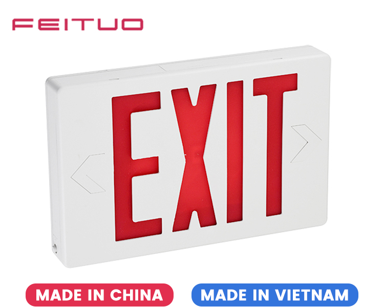 JEE2RWE-Ul Approved Red Exit Signs