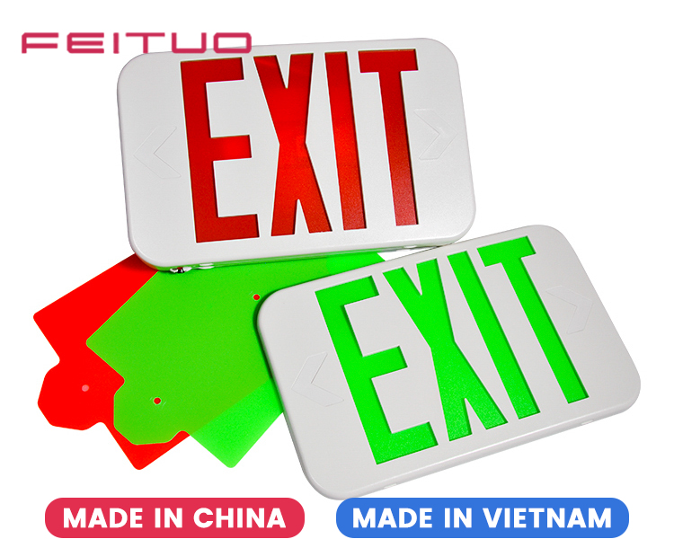 EZXTEU2BCWEM (EZCXTEU2BCWEM)-Bi-Color Compact Size LED Exit Sign EZXTEU2BCWEM (EZCXTEU2BCWEM)-Bi-Color Compact Size LED Exit Sign
