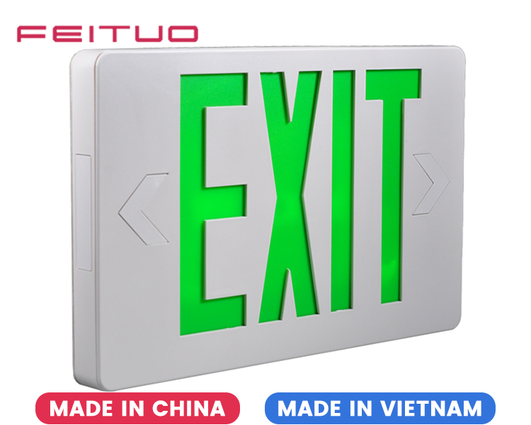 JLEED2GWEM-Ultra Bright Green Emergency Exit Sign JLEED2GWEM-Ultra Bright Green Emergency Exit Sign