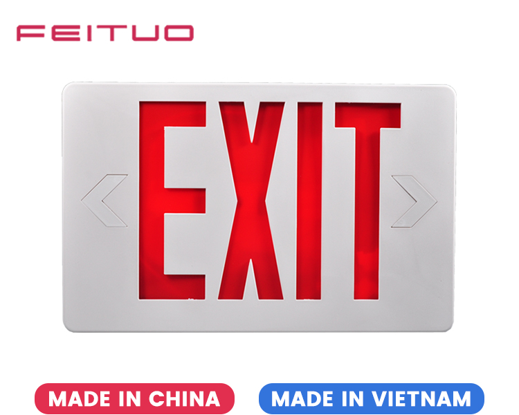 JLEED2RWEM-New Slim Red LED Exit Sign JLEED2RWEM-New Slim Red LED Exit Sign