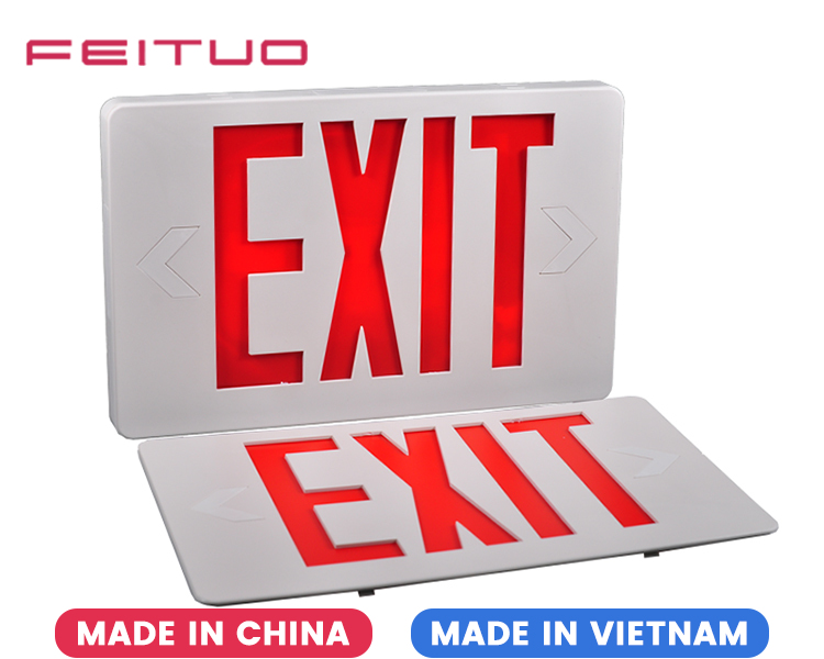 JLEED2RWEM-New Slim Red LED Exit Sign JLEED2RWEM-New Slim Red LED Exit Sign