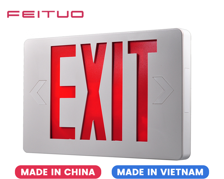 JLEED2RWEM-New Slim Red LED Exit Sign JLEED2RWEM-New Slim Red LED Exit Sign
