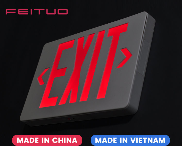JLEED2RWEM-New Slim Red LED Exit Sign JLEED2RWEM-New Slim Red LED Exit Sign