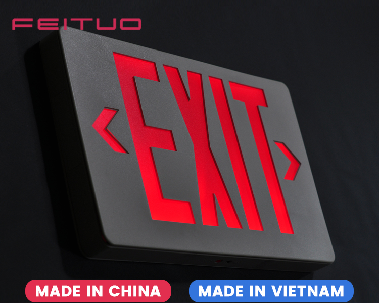 JLEED2RWEM-New Slim Red LED Exit Sign JLEED2RWEM-New Slim Red LED Exit Sign