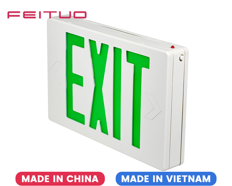 JEE2GWE-6 Inch Ul Approved Green Exit Signs JEE2GWE-6 Inch Ul Approved Green Exit Signs