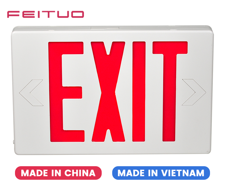 JEE2RWE-Ul Approved Red Exit Signs JEE2RWE-Ul Approved Red Exit Signs