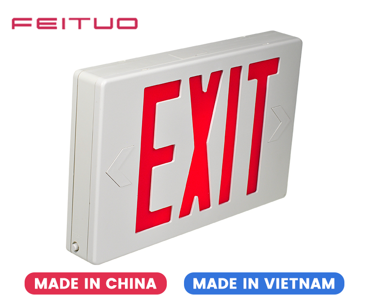JEE2RWE-Ul Approved Red Exit Signs JEE2RWE-Ul Approved Red Exit Signs