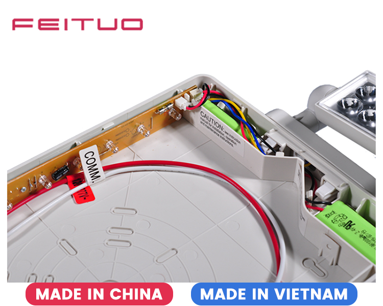 JLECD2RW-Emergency Fire Exit Lights with Red Letters JLECD2RW-Emergency Fire Exit Lights with Red Letters