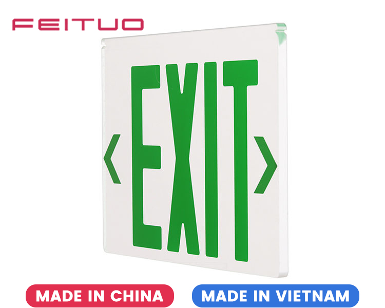 Mirror Exit Sign Acrylic Panel