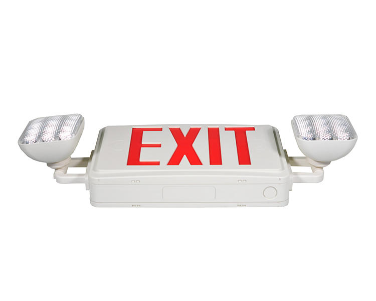 JLEC2RW-Exit Emergency Light Combo With Red Letters