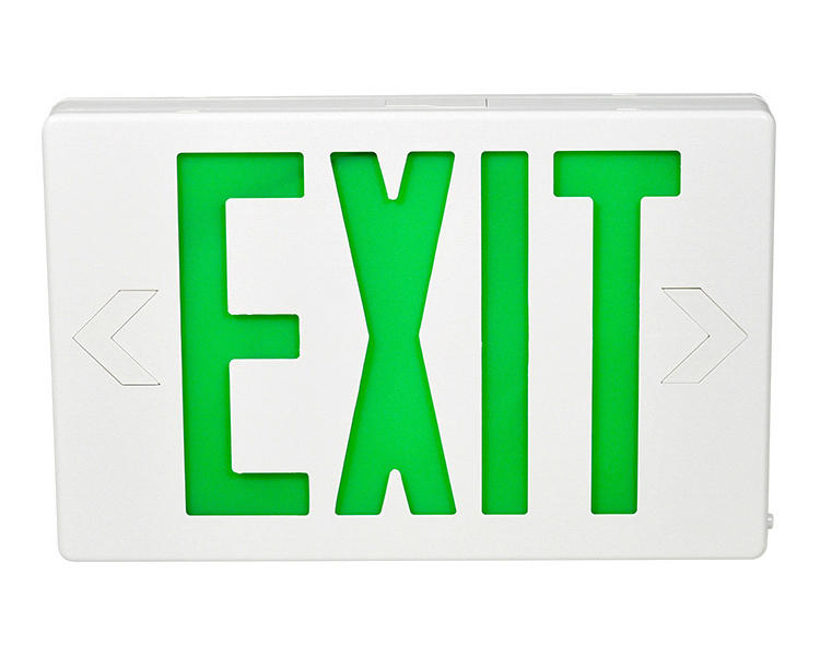 JEE2GWE-6 Inch Ul Approved Green Exit Signs