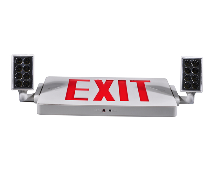 JLECD2RW-Emergency Fire Exit Lights with Red Letters