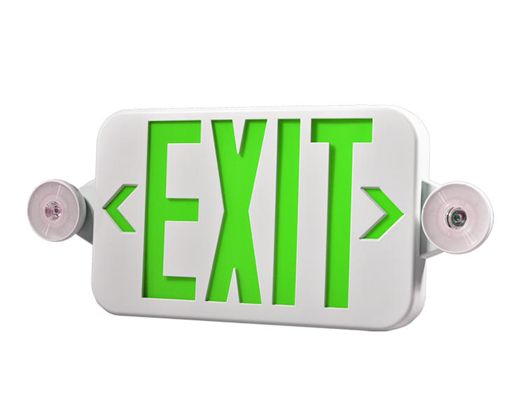 JLECE2GW-New Compact Green Exit Sign